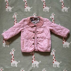 Little English Pink Classic Quilted Jacket